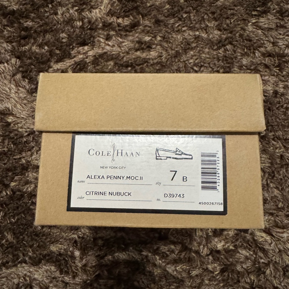 Cole Haan Alexa Penny Moc II Citrine Nubuck - Picture 2 of 7